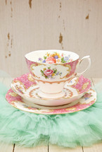 floral tea cup 