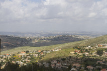 homes along hillsides in Israel 