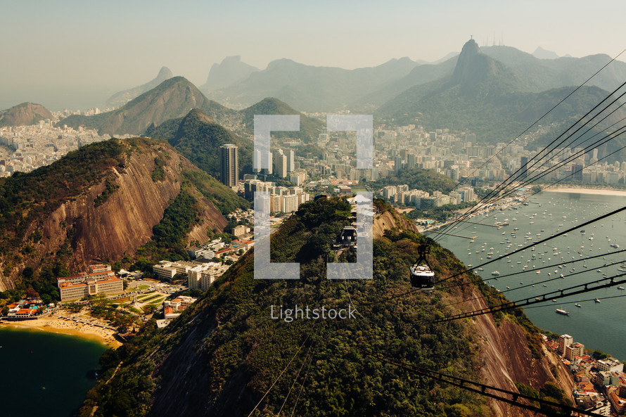 cable cars over Rio 