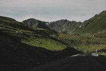 road through mountains 
