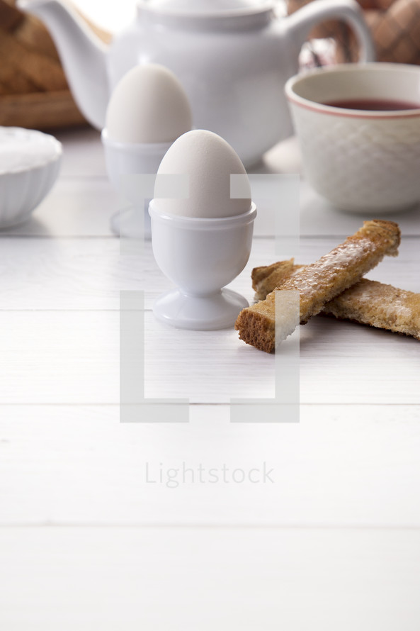 soft boiled eggs for breakfast 