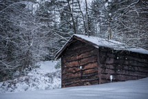 winter cabin 
