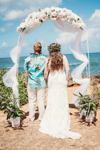 beachside wedding 