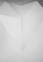 white polygon background 