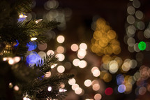 twinkling Christmas lights 