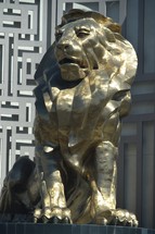 Golden Lion in front of MGM casino 