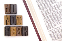 do not fear and open Bible 
