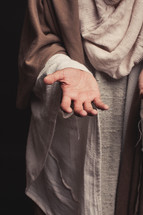 Joseph with open palms 