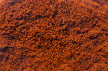 powdered paprika background 