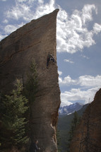 rock climbing 