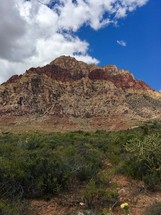 red rock peak in Red Rock Canyon 