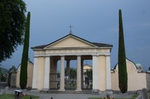 entrance to an Italian cemetery 