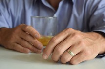 a married man drinking a Scotch 