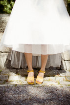brides feet 