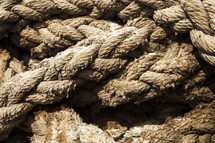 Mound of rope.