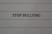 Stop bullying 