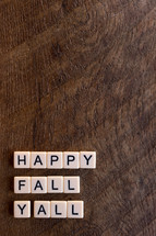 Happy Fall Y'all 
