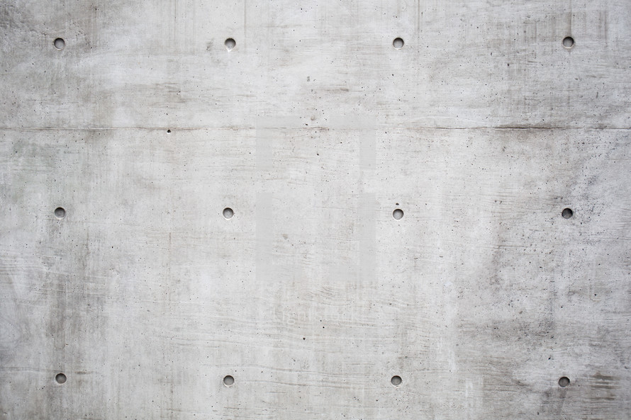 holes in concrete 