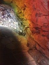 colors in a cave 