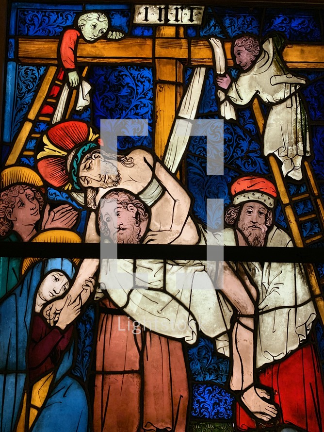 taking Jesus off of the cross 