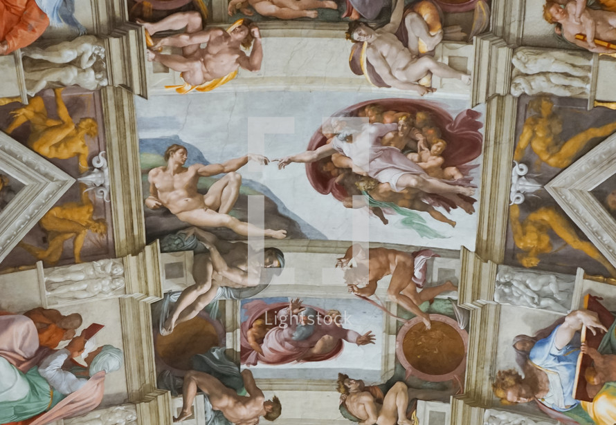 Michelangelo's paintings in the Sistine Chapel
