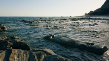 Details Of Rock Texture In The Mediterranean Sea
