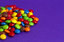 Rainbow Colored Candy Coated Chocolates