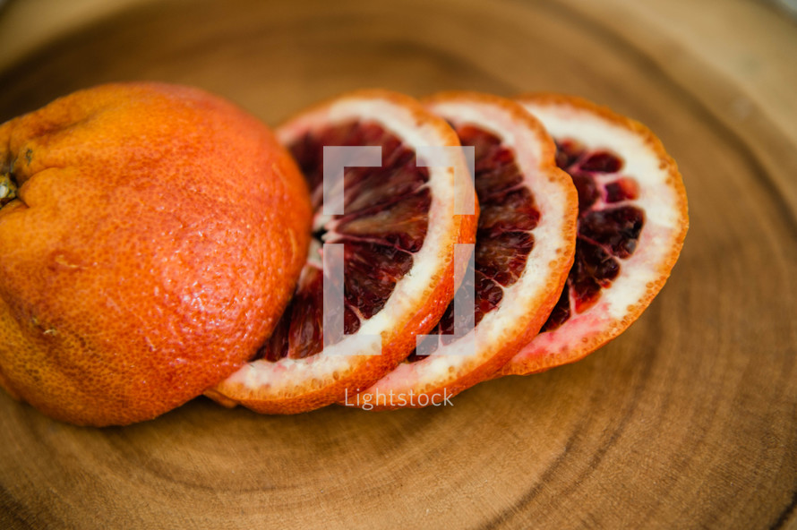 grapefruit slices 