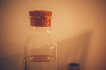glass jar of water 
