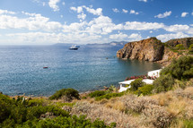 Lipari Islands coastline 