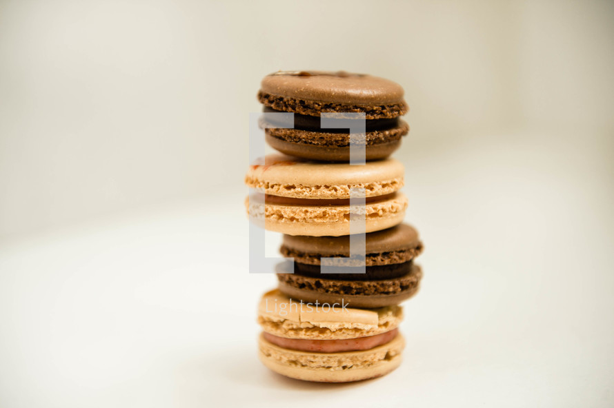 stack of macarons 