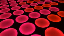 abstract background with red circle pattern 