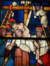 taking Jesus off of the cross 