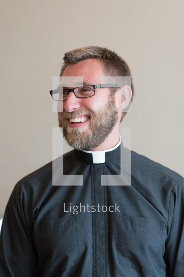 smiling pastor 