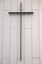 cross on a church wall 