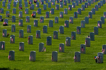 Graves at Fort Logan National Cemetery 