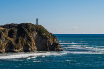 A clear morning looking out at the Katsuura Lighthouse in Chiba Prefecture, Japan