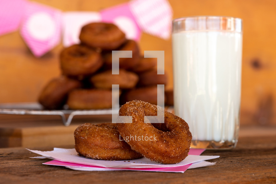 milk and donuts 