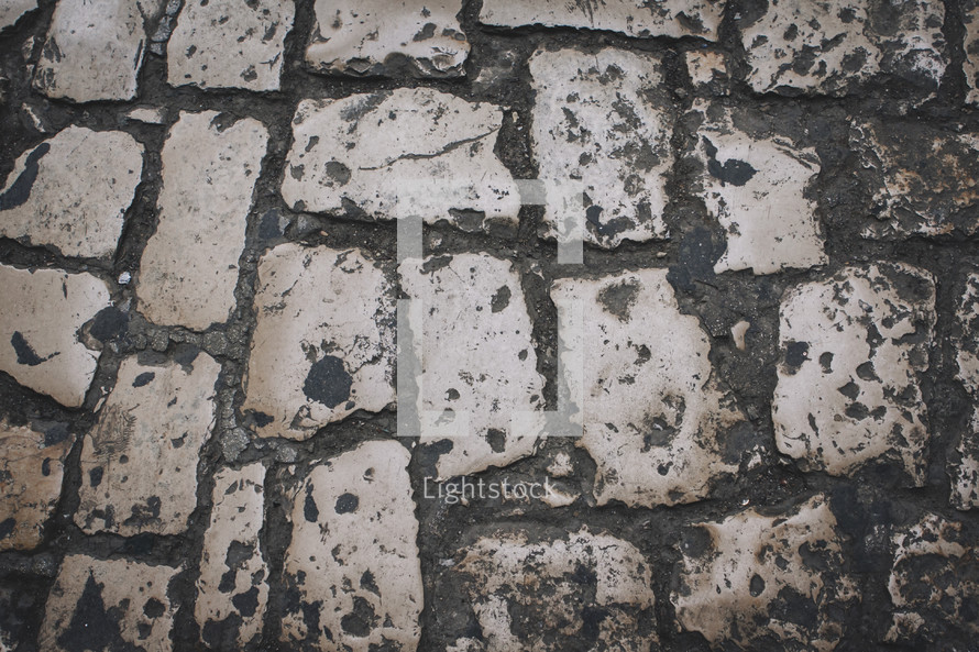 pavement stones of the Via Dolorsa