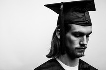 face of a graduate 