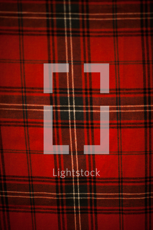 red plaid background 