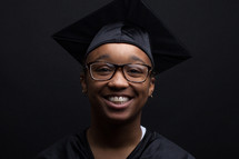 a smiling graduate 
