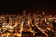 city lights at night 