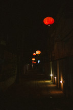 paper lanterns in Cambodia 