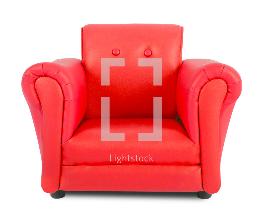 red armchair 
