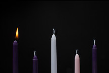 Advent candles 