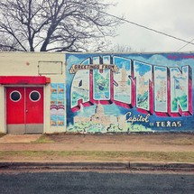 Austin, Texas Welcome sign