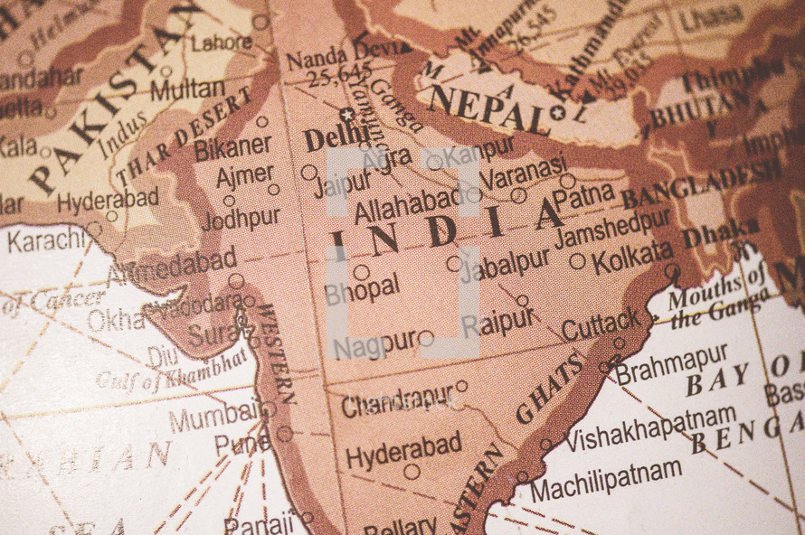 India map 