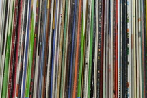 spines of records 