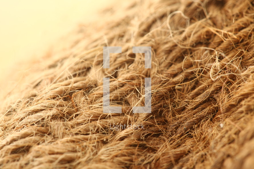 woven burlap threads